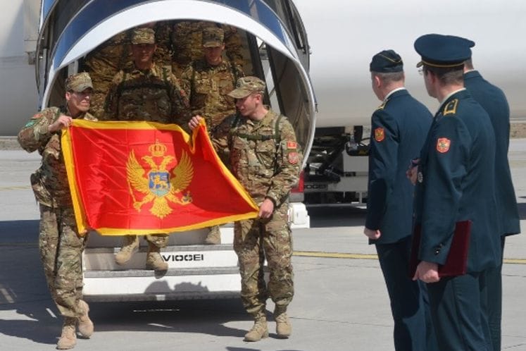 Svečani doček pripadnika VI kontingenta Vojske Crne Gore iz misije ISAF u Avganistanu
