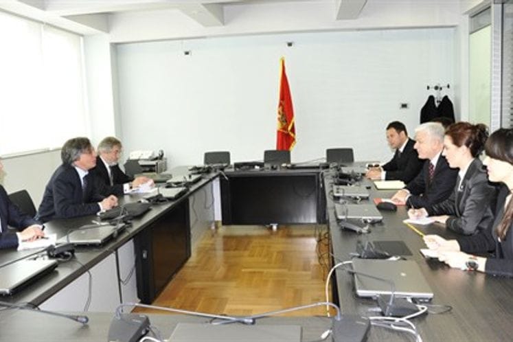 Susret potpredsjednika Vlade i ministra pravde Duška Markovića sa Dirkom Brengelmanom, pomoćnikom generalnog sekretara NATO za politička pitanja i bezbjednosnu politiku