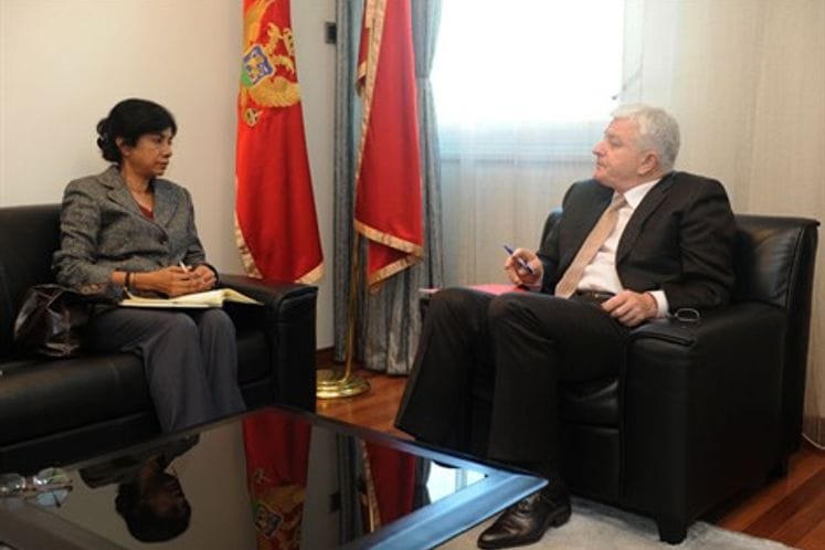 Potpredsjednik Vlade i ministar pravde Duško Marković primio novoizabranu šeficu UNHCR-a Indumati Mohandas