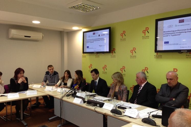 Ministar mr Predrag Bošković otvorio okrugli sto na temu Monitoring poštovanja ljudskih prava u ustanovama socijalnog staranja "Komanski most" i "Ljubović"