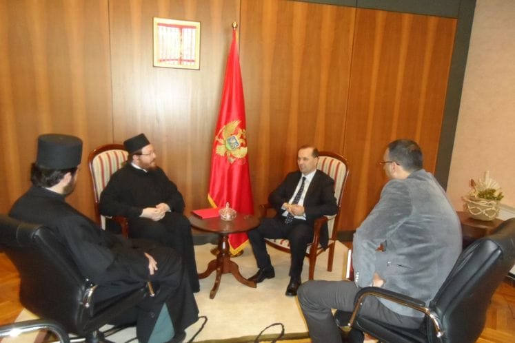 Ministar za ljudska i manjinska prava sastao se sa generalnim sekretarom Eparhije budimljansko-nikšićke