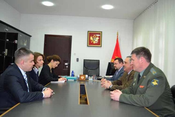 Minister Pejanović-Đurišić met with the newly appointed military attaché of the Russian Federation Colonel Popov