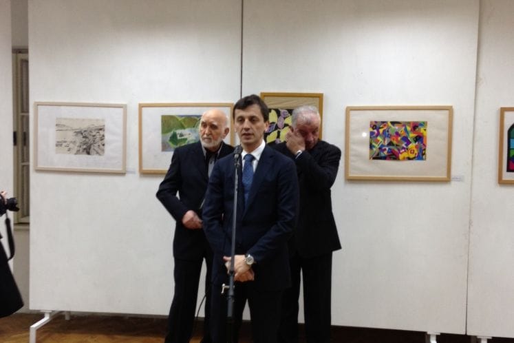 Ministar Bošković otvorio izložbu likovnih radova djece osnovnih škola u Crnoj Gori "Slikom kroz život" , donaciju akademskog slikara Mihaila Mila Pavlovića