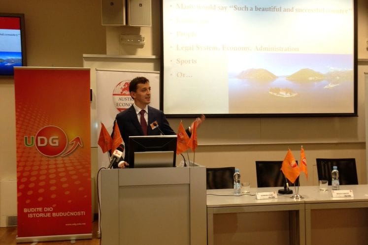 Ministar mr Predrag Bošković održao predavanje na Univerzitetu Donja Gorica