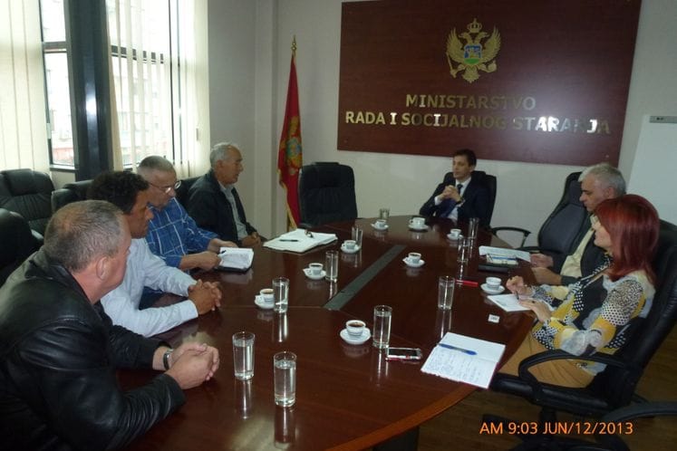 Ministar Bošković razgovarao sa predstavnicima Udruženja invalida rada iz Bijelog Polja