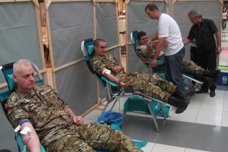 Pripadnici VCG učestvovali u akciji dobrovoljnog davanja krvi