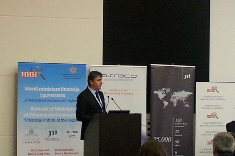 Izlaganje ministra finansija dr Radoja Žugića na regionalnom Samitu ministara finansija i guvernera