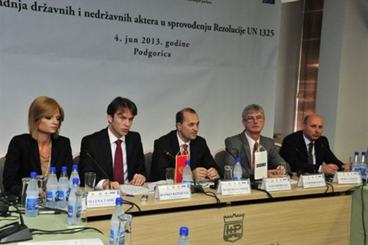 Ministar Numanović učestvovao na konferenciji "Saradnja državnih i nedržavnih aktera u sprovođenju Rezolucije UN 1325"