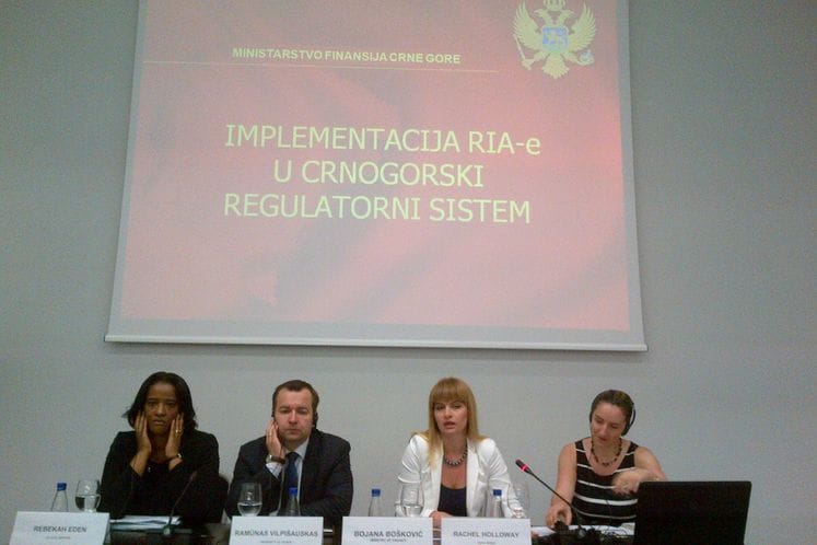 SAOPŠTENJE: Održan seminar povodom Analize implementacije procesa procjene regulatornih efekata u Crnoj Gori