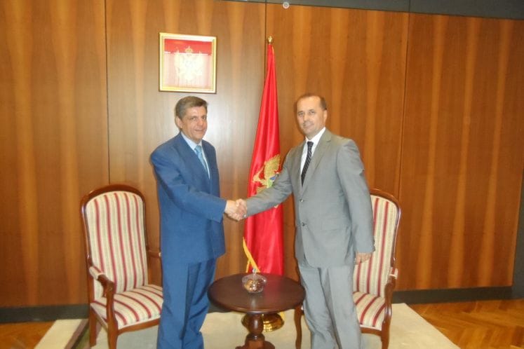 Ministar dr Suad Numanović sastao se sa novoimenovanim izvanrednim opunomoćenim ambasadorom Republike Grčke u Crnoj Gori Nj.E. Iliasom Fotopoulosom.