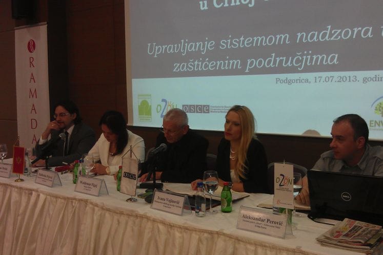 Okrugli sto: Sistem ekološke bezbjednosti u Crnoj Gori - upravljanje sistemom nadzora u zaštićenim područijima