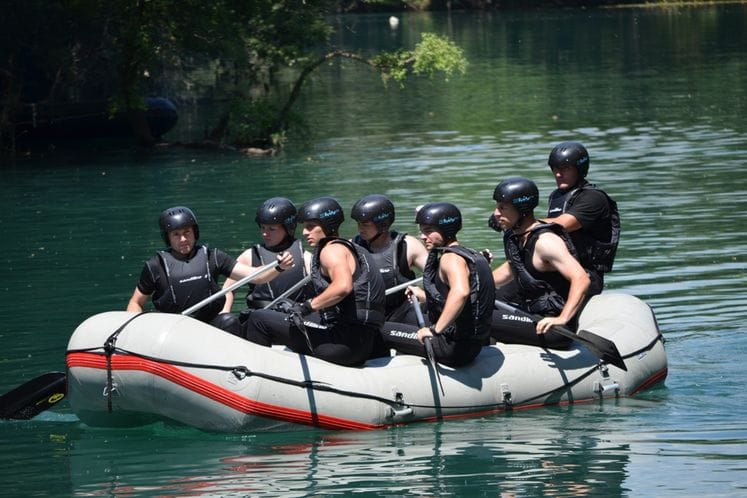 Kadeti Oružanih snaga SAD na obuci sa pripadnicima VCG