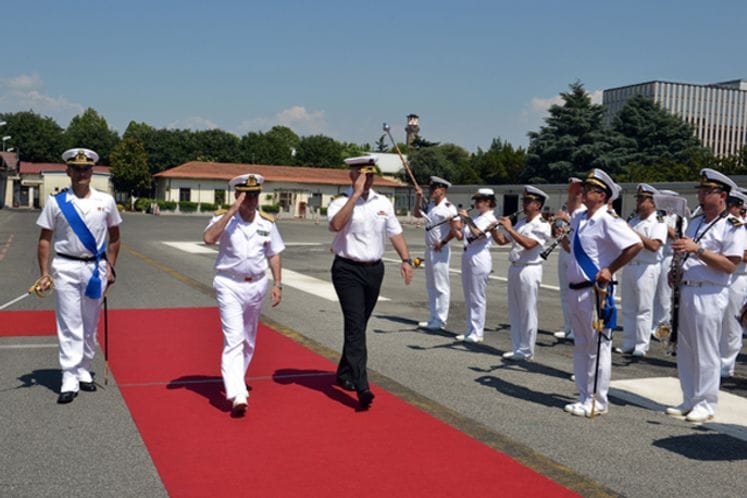 Viceadmiral Samardžić u posjeti Oružanim snagama R. Italije