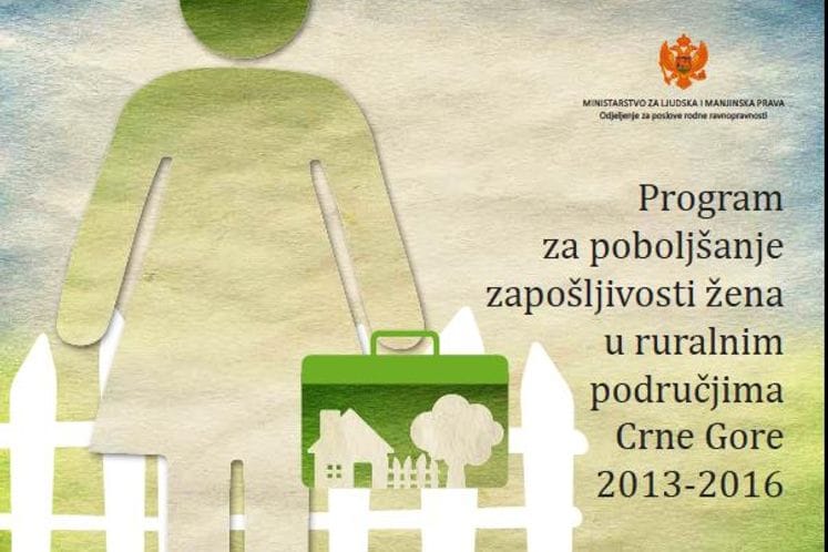 Program za poboljšanje zapošljivosti žena u ruralnim područjima Crne Gore 2013-2016