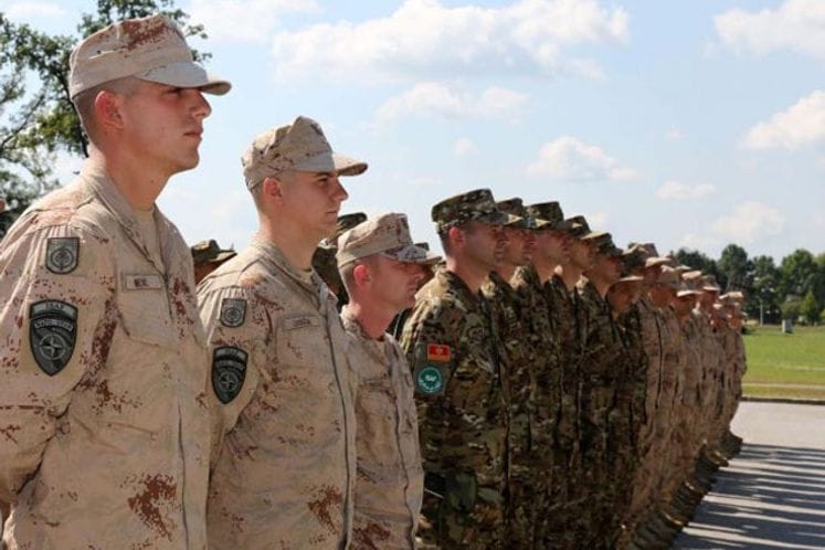 Pripadnici OS R. Hrvatske i VCG u ispraćeni ISAF misiju