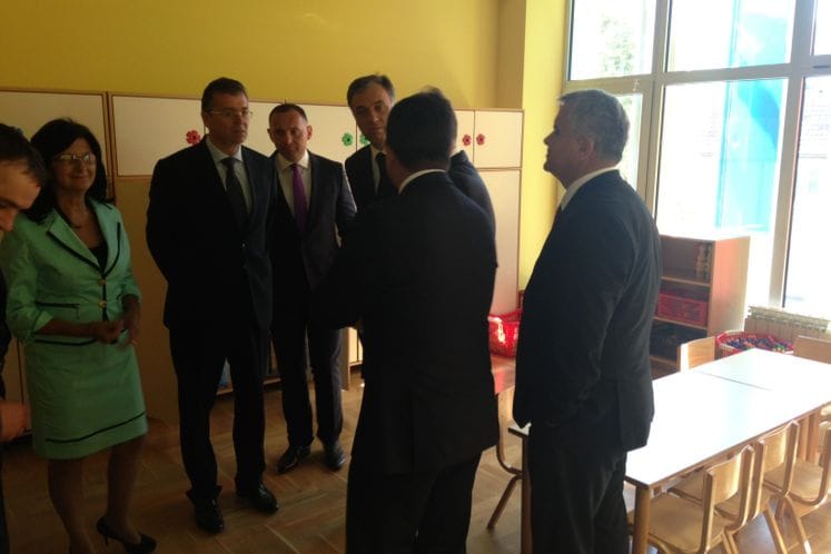 Saopštenje: Ministar Branimir Gvozdenovic prisustvovao otvaranju vrtića Dušo Basekić