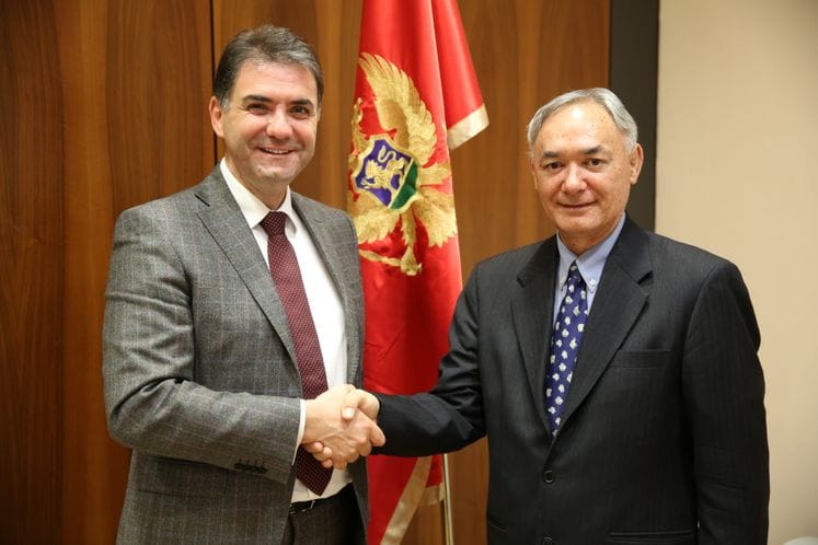 Saopštenje: Susret ministra Ivanovića i ambasadora Novog Zelanda u Crnoj Gori Trevora Mathesona