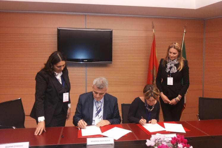 SAOPŠTENJE: Ministari Radunović i Lorencin potpisali Memorandum o razumijevanju između Crne Gore i Republike Italije u Rimu