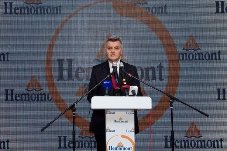 Ministar Radunović govorio na svečanosti povodom 20 godina rada kompanije Hemomont