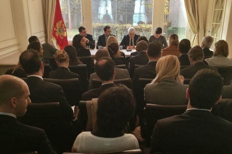 Saopštenje: Potpredsjednik Vlade i ministar pravde Duško Marković sastao se sa članovima Radne grupe Savjeta Evropske unije za proširenje COELA