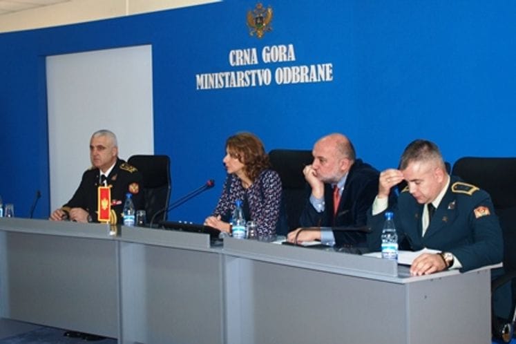 Održan redovni polugodišnji brifing za izaslanike odbrane u Crnoj Gori