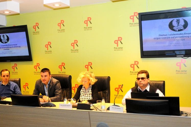 Okrugli sto na temu "Status i sistemsko finansiranje organizacija od posebnog društvenog značaja"