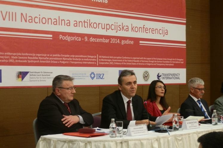 Izlaganje ministra finansija dr Radoja Žugića na konferenciji o borbi protiv korupcije