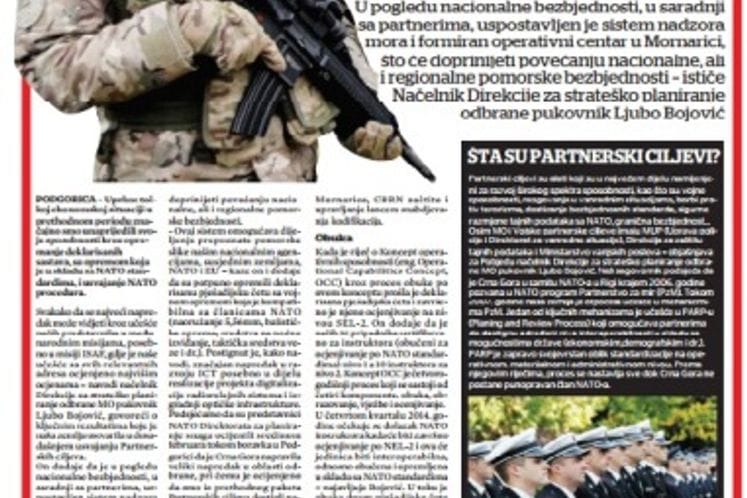 Pješadijska četa opremljena u skladu sa NATO standardima - POBJEDA, 23. februar 2014.