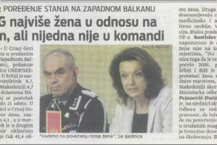 U VCG najviše žena u odnosu na region, ali nijedna nije u komandi ND VIJESTI, 22. februar 2014.