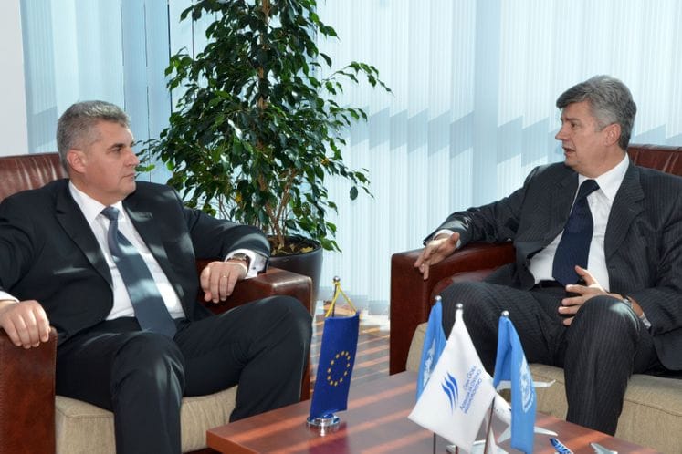 Saopštenje: Ministar Brajović u posjeti Agenciji za civilno vazduhoplovstvo