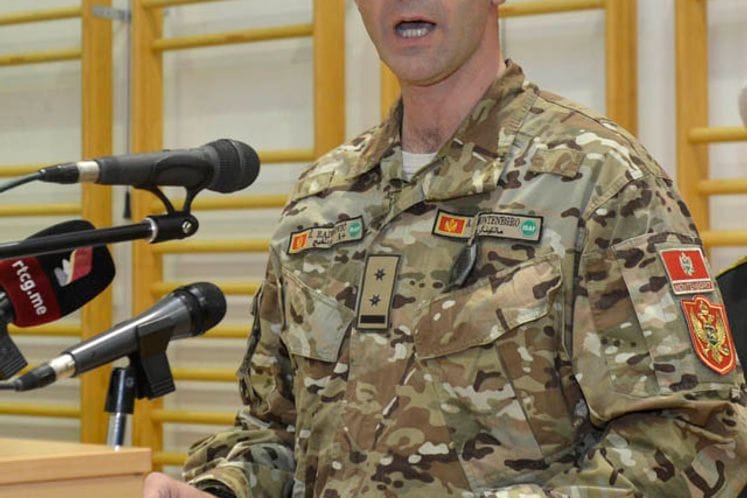 Izjava komandanta VIII kontingenta VCG potpukovnika Željka Radulovića