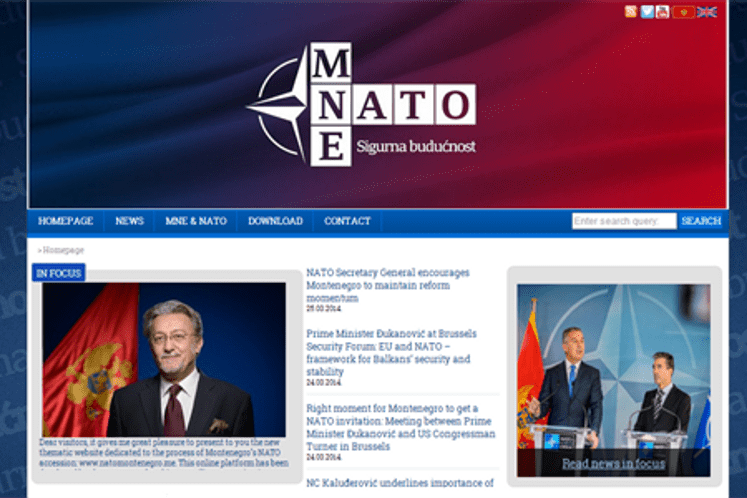 New website on Montenegro’s NATO accession process launched