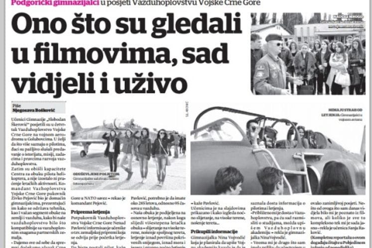 Ono što su gledali u filmovima, sad vidjeli i uživo - POBJEDA, 07. MART 2014