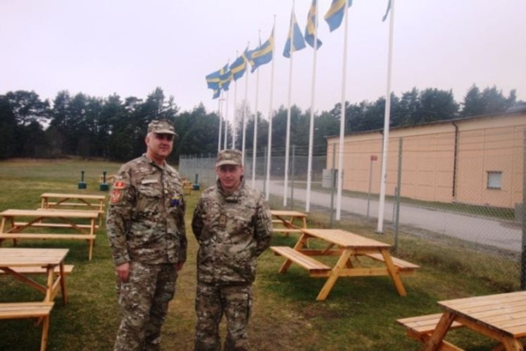 Admiral Samardžić na vježbi VIKING 14