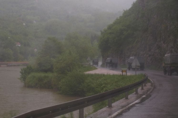 Kontingent pripadnika VCG stigao u Obrenovac