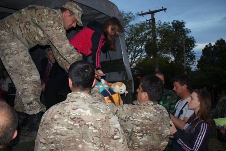 Tokom drugog dana timovi VCG na ugroženim područjima u R. Srbiji angažovani u punom kapacitetu