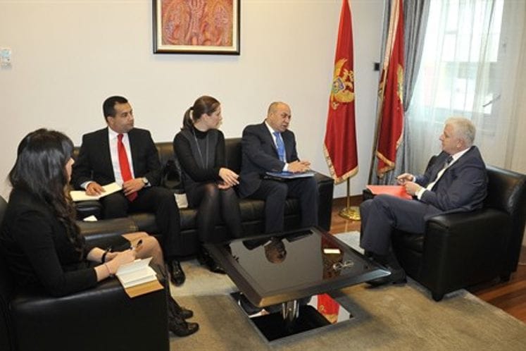 Saopštenje: Susret potpredsjednika Vlade i ministra pravde Duška Markovića sa Eldarom Hasanovim, ambasadorom Republike Azerbejdžan