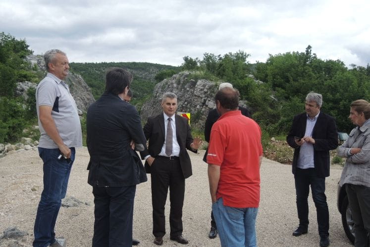 Saopštenje: Ministar Brajović obišao lokalitet Kuside i obilaznicu oko Nikšića