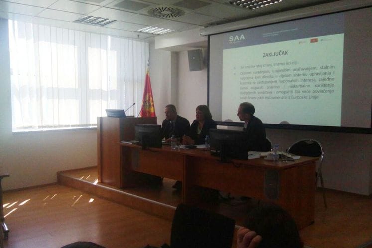 SAOPŠTENJE: Seminar na temu “Revizija IPA fondova”