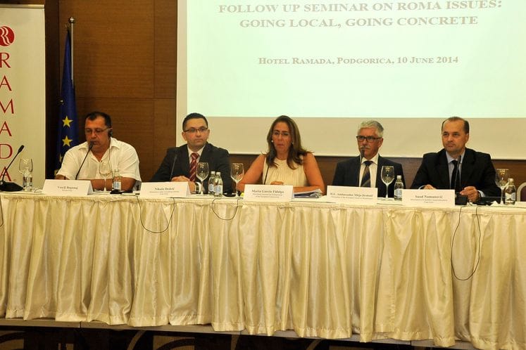Izlaganja na seminaru o pitanjima Roma: Numanović, Fidalgo