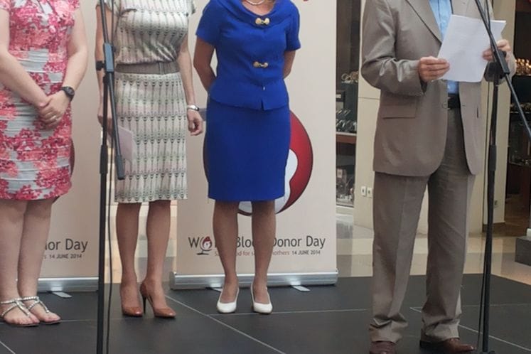 Generalni direktor Grbović govorio na skupu povodom Svjetskog dana dobrovoljnih davalaca krvi