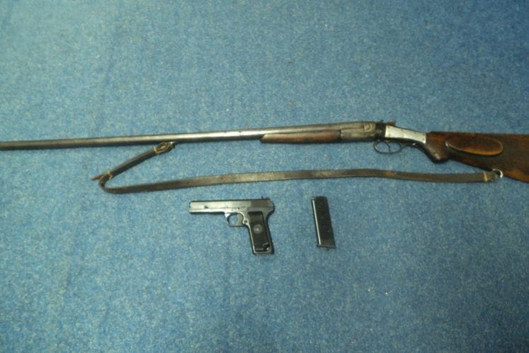 Oduzeti puška i pištolj u ilegalnom posjedu