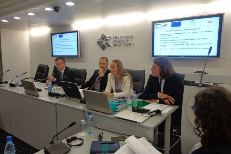 Održan seminar "Direktiva o USLUGAMA EK 123/2006, djelokrug direktive o uslugama i proces implementacije u Crnoj Gori“