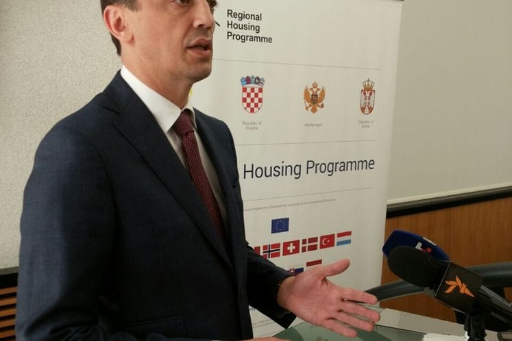 Ministar Bošković učestvovao na četvrtom sastanku Upravnog odbora Regionalnog stambenog programa