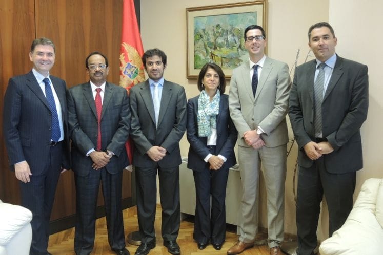 Saopštenje: Ministar Ivanović razgovarao u Podgorici sa predstavnicima Abu Dabi Fonda za razvoj