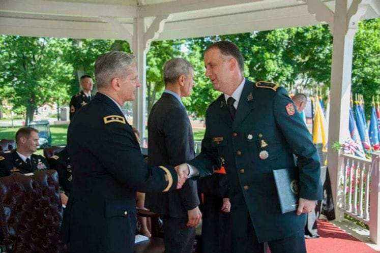 Potpukovnik Daković završio školovanje na Ratnoj koledžu kopnene vojske SAD
