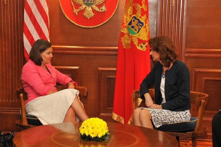 Ministar Pejanović-Đurišić sastala se sa pomoćnicom državnog sekretara SAD za Evropu i Evroaziju Viktorijom Nuland