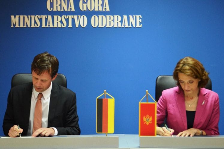 Ministar Pejanović-Đurišić i otpravnik poslova Ambasade SR Njemačke potpisali Ugovor o donaciji