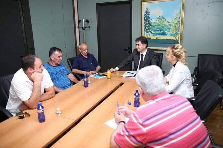 Saopštenje: Mještani Fundine i ministar Ivanović dogovorili dinamiku gradnje vodovoda