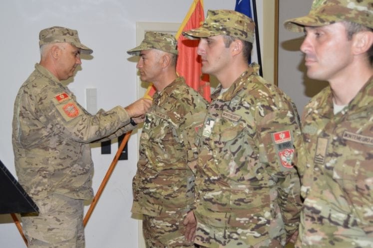 Admiral Samardžić uručio NATO medalje pripadnicima IX kontingenta VCG u misiji ISAF u Avganistanu